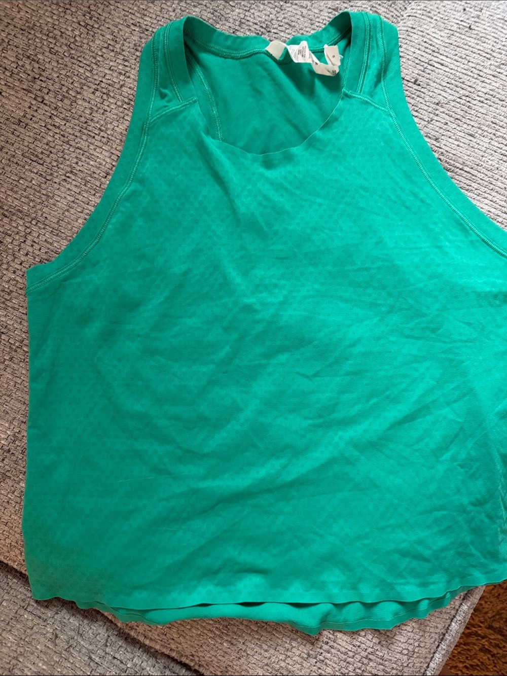 lululemon athletica Bright Teal Scoop-Neck Tank
